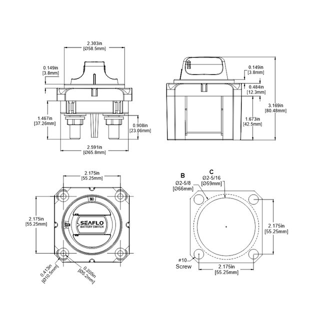 Battery Cutoff Switch - SFCBS-275-201