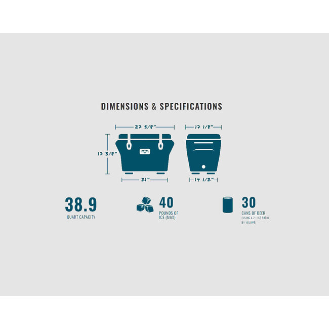 Maluna 40 Quart Cooler *Factory Blemished*