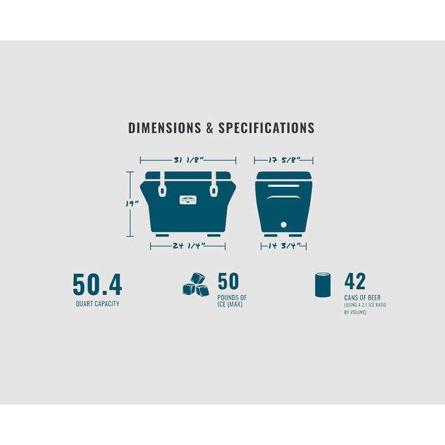 Maluna 50 Quart Cooler *Factory Blemished*