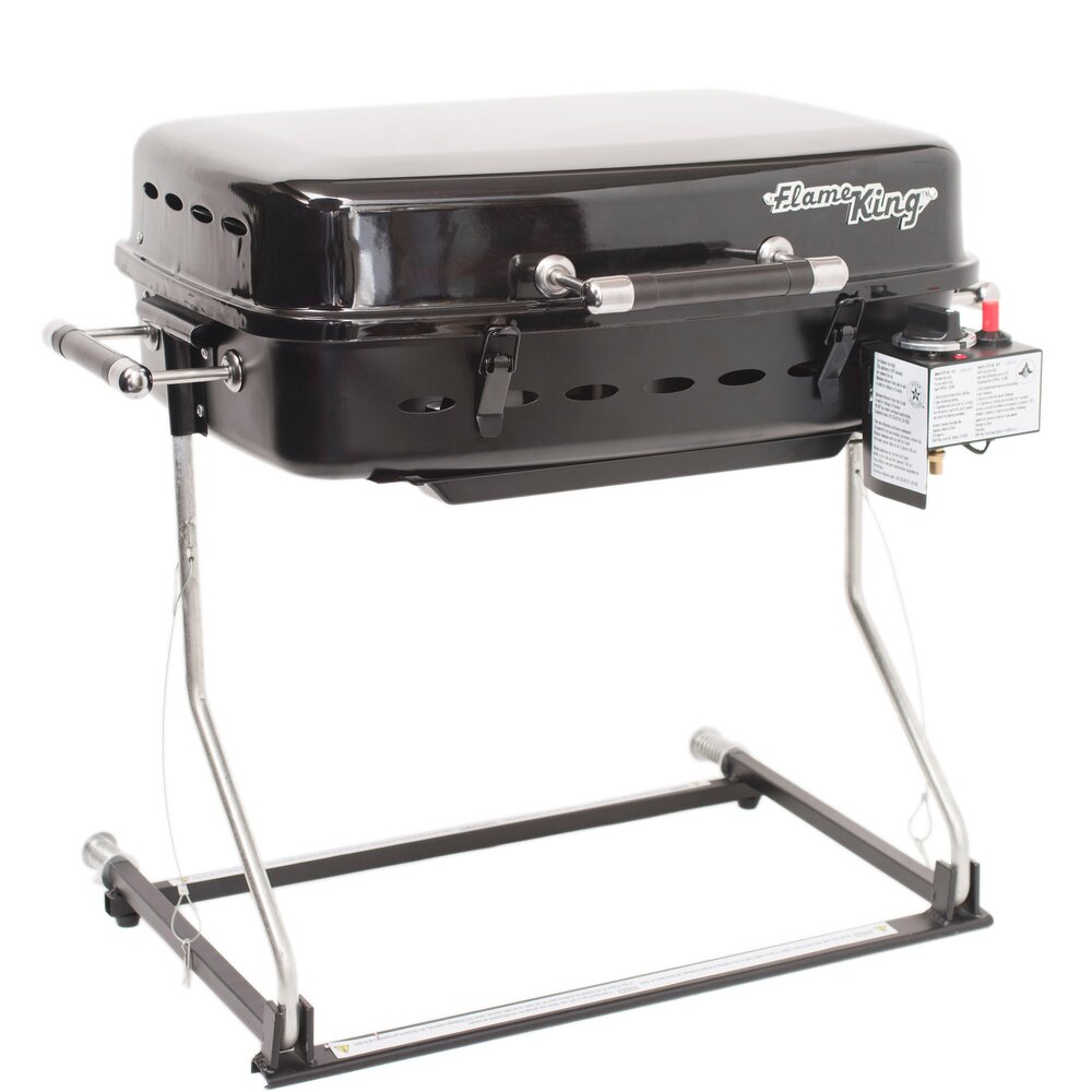 Flame King RV Mounted Gas Grill