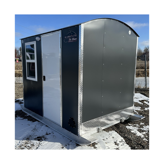 6x8 Aluma Lite Skid House Charcoal