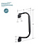 Folding Aluminum Grab Handle (Black)