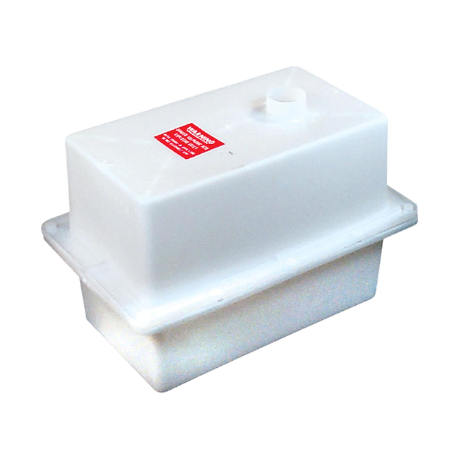 White Interior Vented Battery Box (Top and Bottom)