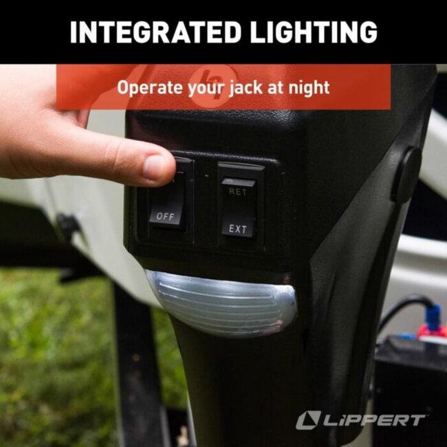 Electric Tongue Jack - Lippert 3500 Lb.