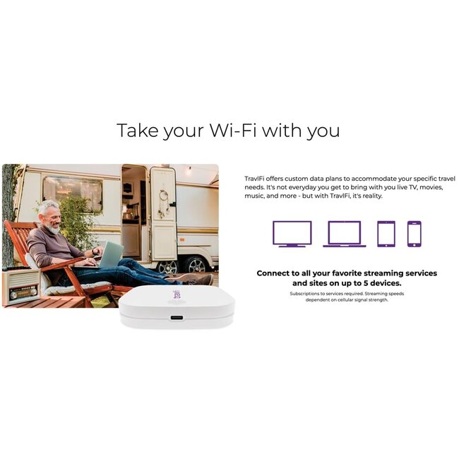 TravlFi Journey Wi-Fi 4G LTE Mobile Hotspot
