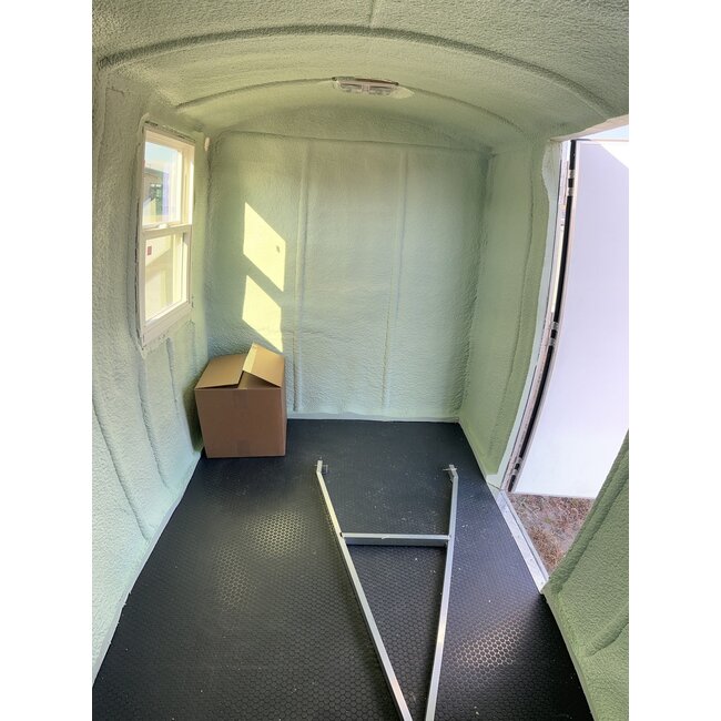 6x10 Aluma Lite Skid House Red