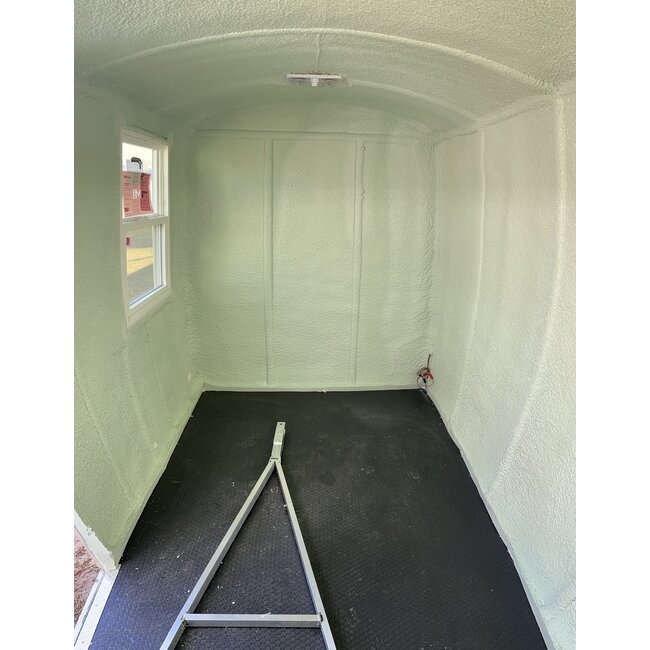 6x10 Aluma Lite Skid House Red