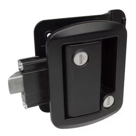 Black RV Entrance Door Latch