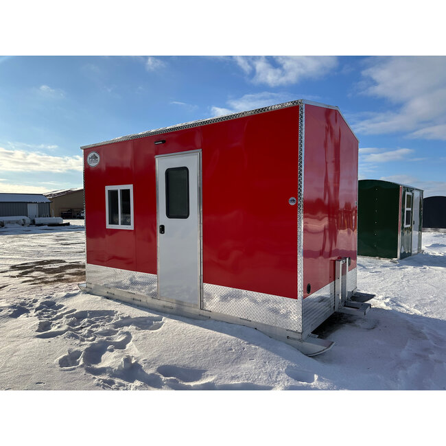 7x12 Freedom Skid House  Red