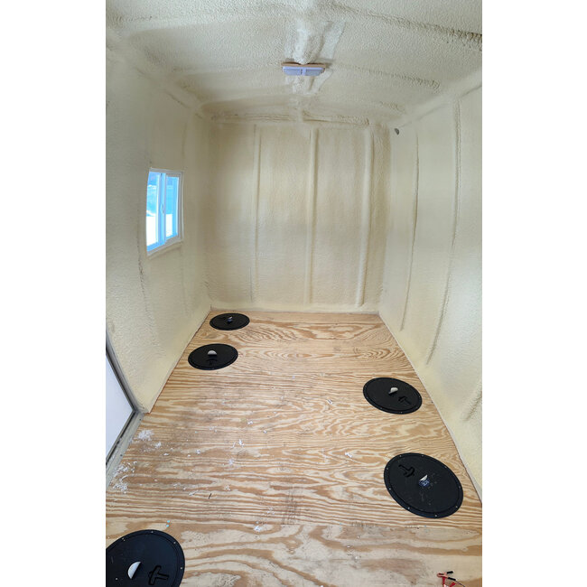 7x12 Freedom Skid House  Red