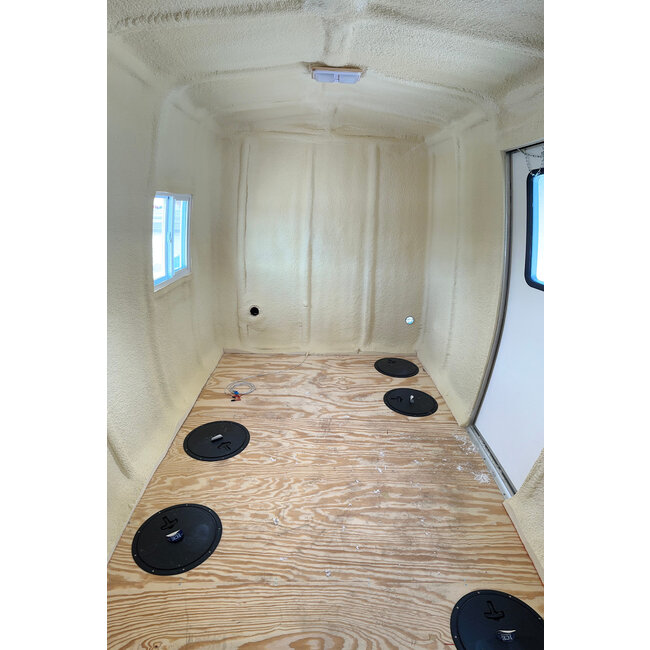 7x12 Freedom Skid House  Red