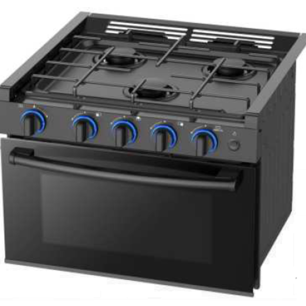 17" High Pointe Gas Range Black