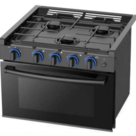 17" High Pointe Gas Range Black