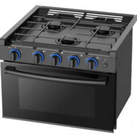 17" High Pointe Gas Range Black