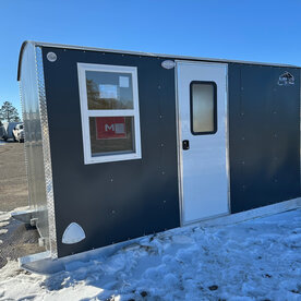 6x12  Aluma Lite Skid House Charcoal
