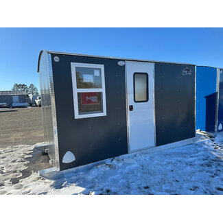 6x12  Aluma Lite Skid House Charcoal