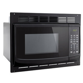1.0 Black High Pointe Microwave with Trim Kit