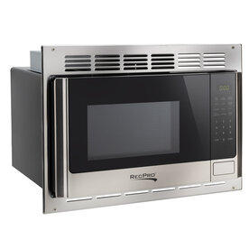 High Pointe 1.0 CF Stainless Mircrowave with Trim Kit