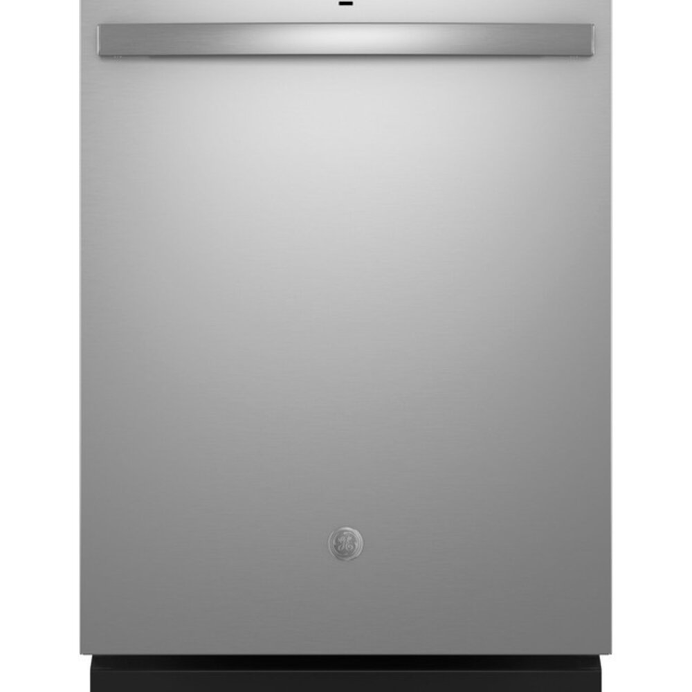 GE - Top Control Built In Dishwasher with Sanitize Cycle and Dry Boost, 52 dBA - Stainless Steel