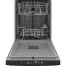 GE - Top Control Built In Dishwasher with Sanitize Cycle and Dry Boost, 52 dBA - Stainless Steel