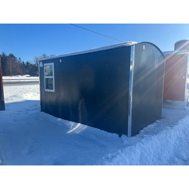 8x12 Aluma Lite Skid House Charcoal