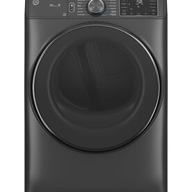 GE - 7.8 cu.ft. Smart Front Load Electric Dryer in Carbon Graphite with Steam and Sanitize