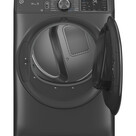 GE - 7.8 cu.ft. Smart Front Load Electric Dryer in Carbon Graphite with Steam and Sanitize