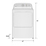 GE - 7.2 cu. ft. vented Electric Dryer in White with Auto Dry and 120ft Venting