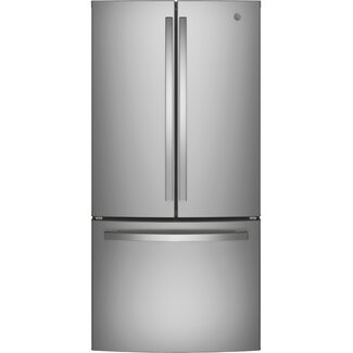 GE - 24.7 cu. ft. French Door Refrigerator in Fingerprint Resistant Stainless Steel, ENERGY STAR