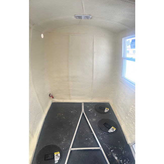 6x8 Alumalite Skid House Blue