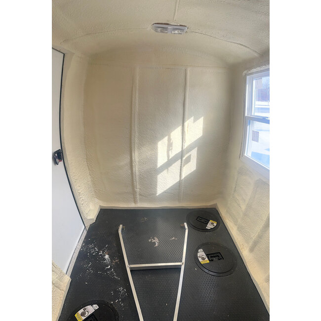 6x8 Alumalite Skid House Blue