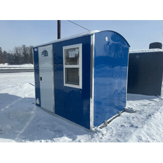 6x8 Alumalite Skid House Blue