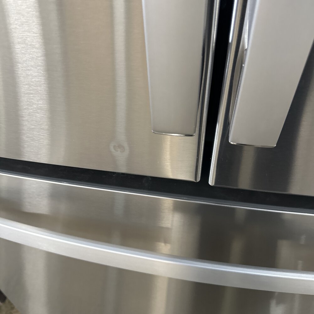 GE - 27.0 Cu. Ft. French Door Refrigerator with Internal Water Dispenser - Stainless Steel