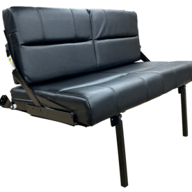 46" Black Wall Mounted Rollover Sofa