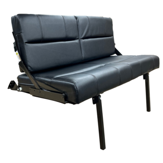46" Black Wall Mounted Rollover Sofa