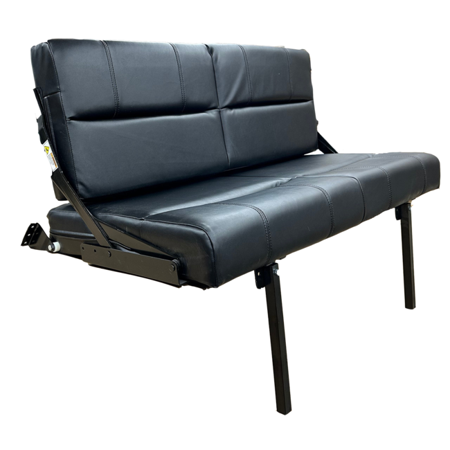 46" Black Wall Mounted Rollover Sofa