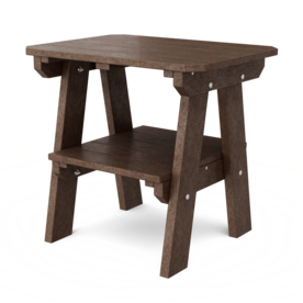 Two Tier End Table - Tudor Brown