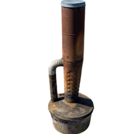 Tall Smudge Pot Patina