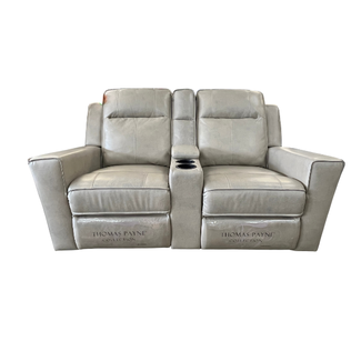 Thomas Payne 65" Stentor Stone Wall Hugger Theater Seating with Center Console