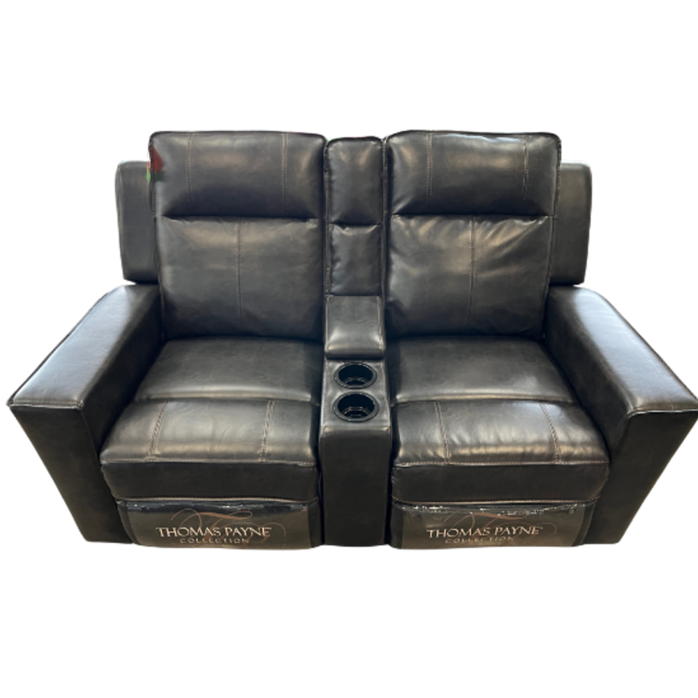 Thomas Payne 65" Coleman Brindle Wall Hugger Theater Seating Set
