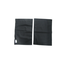 24X18 Black Curtains - Set of 2