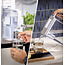 GE Profile - 28.7 Cu. Ft. 4 Door French Door Refrigerator with Dual-Dispense AutoFill Pitcher - Stainless Steel