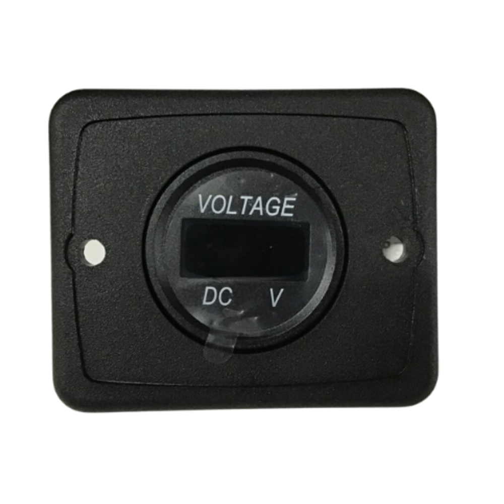 12V Black Plate Volt Meter SP0181-15-801-12