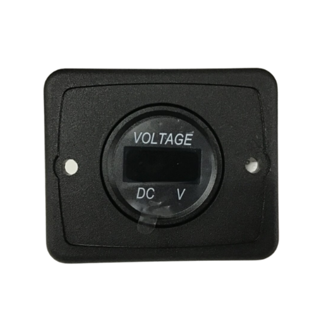 12V Black Plate Volt Meter SP0181-15-801-12