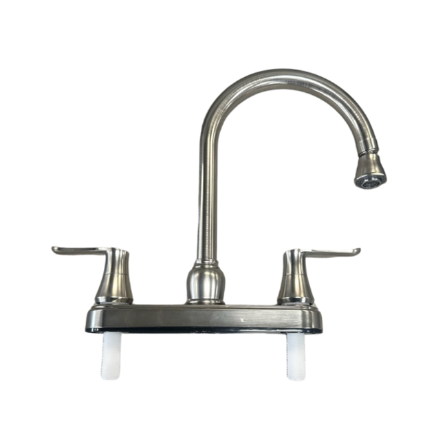 Kitchen Faucet with Spray Head Brushed Nickel Finish