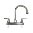 Kitchen Faucet with Spray Head Brushed Nickel Finish