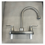 Kitchen Faucet with Spray Head Brushed Nickel Finish