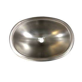 12X17 Stainless Steel Oval Sink