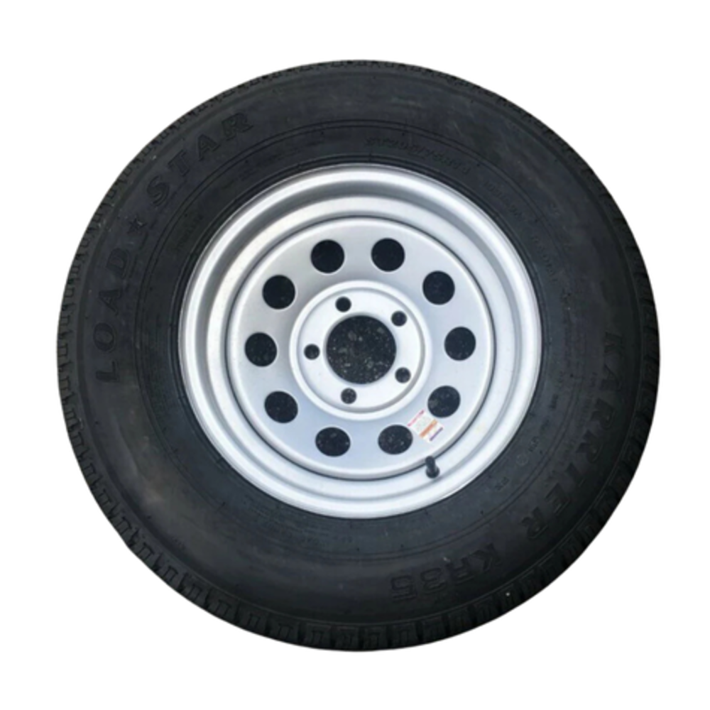 ST205/75R14 C/5H MOD Silver KR (Load Range C) Wheel