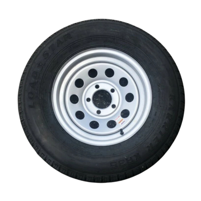 ST205/75R14 C/5H MOD Silver KR (Load Range C) Wheel